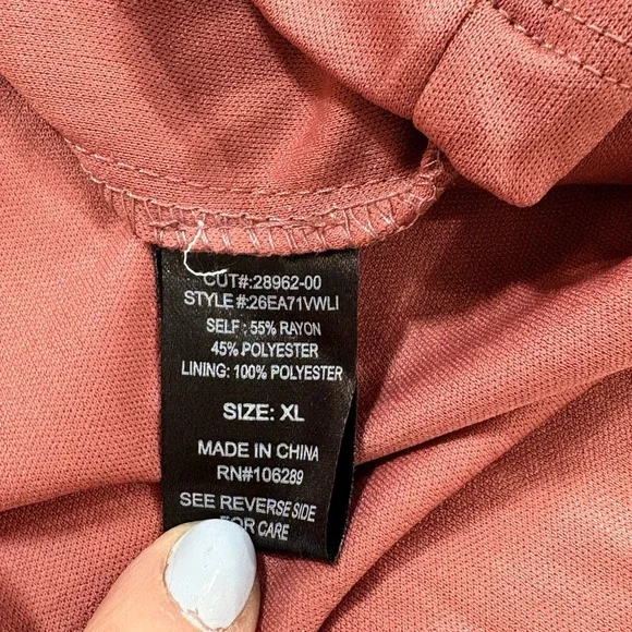 Trixxi Tiered Floral Maxi Dress XL Cottage Fairy Prairie Peasant Garden Party - Picture 13 of 14